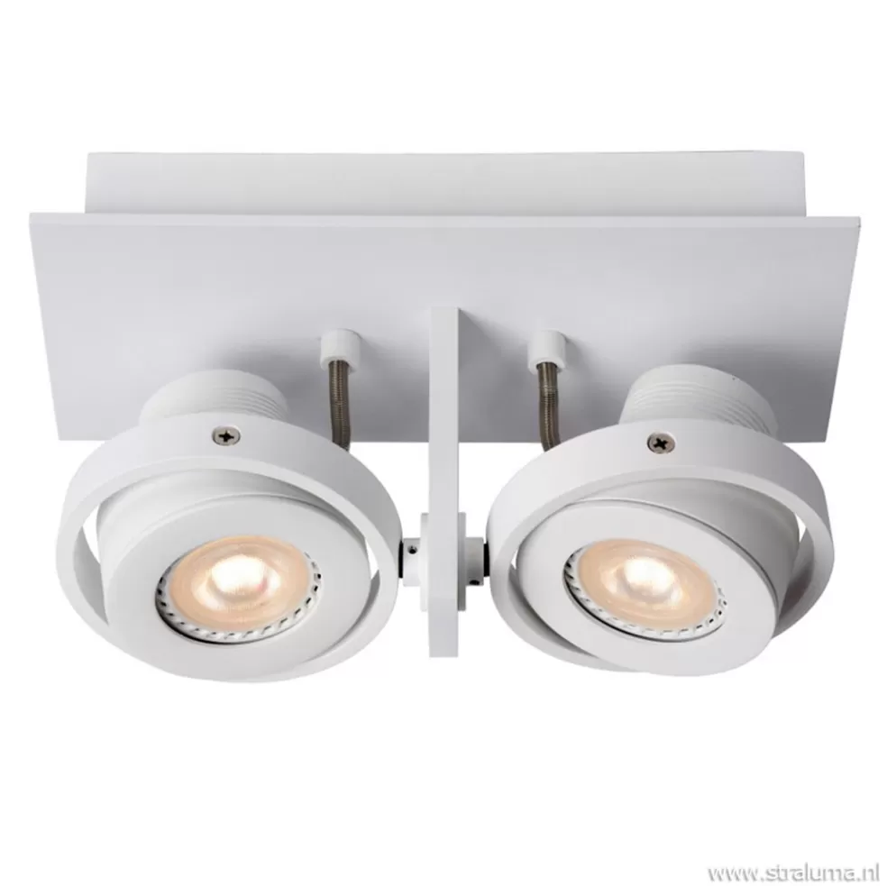 Clearance Straluma 2-Lichts opbouwspot wit dim to warm LED