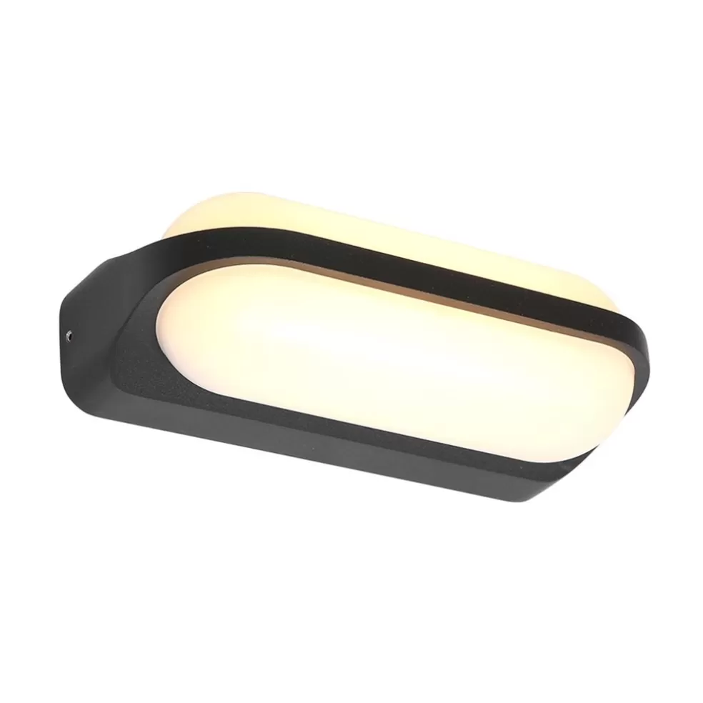 Shop Straluma Aluminium buitenlamp zwart inclusief LED