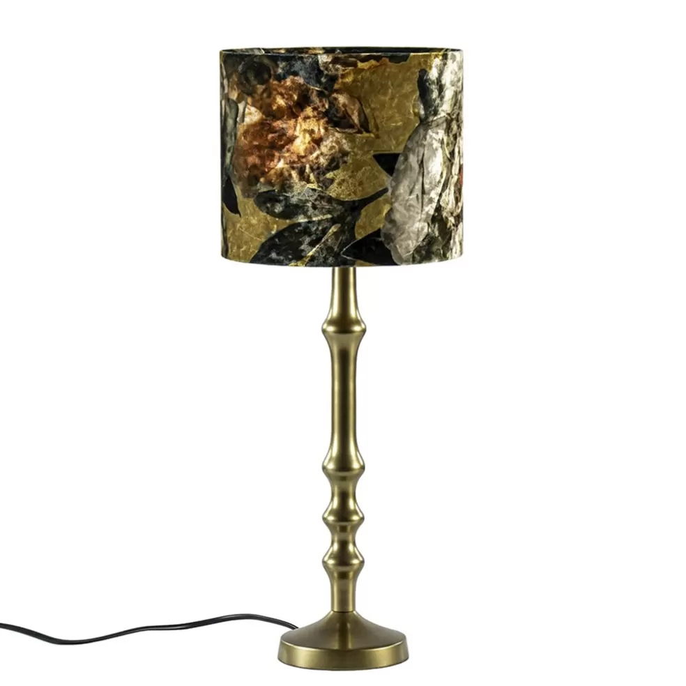 Sale Straluma Antiek bronzen lampvoet Semut exclusief kap