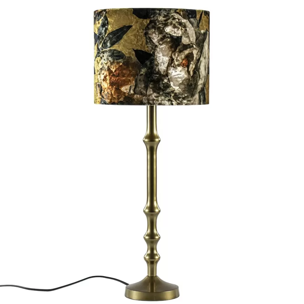 Outlet Straluma Antiek bronzen lampvoet Semut exclusief kap