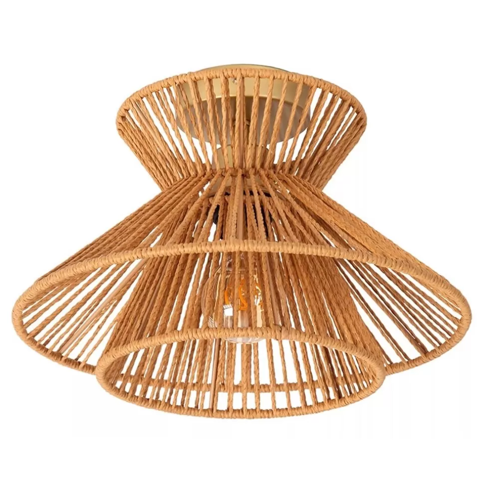 Fashion Straluma Botanische plafondlamp naturel / mat goud