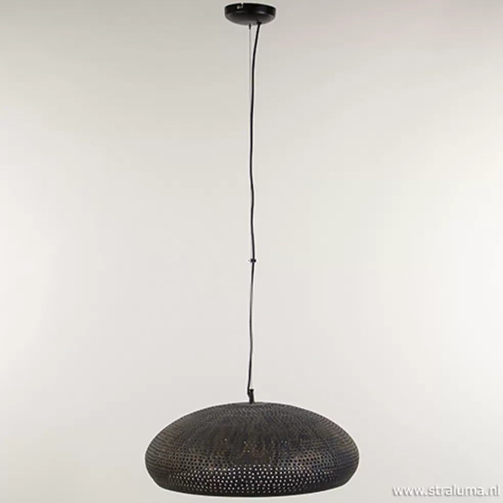 Outlet Straluma Brons-bruine hanglamp met gaatjes