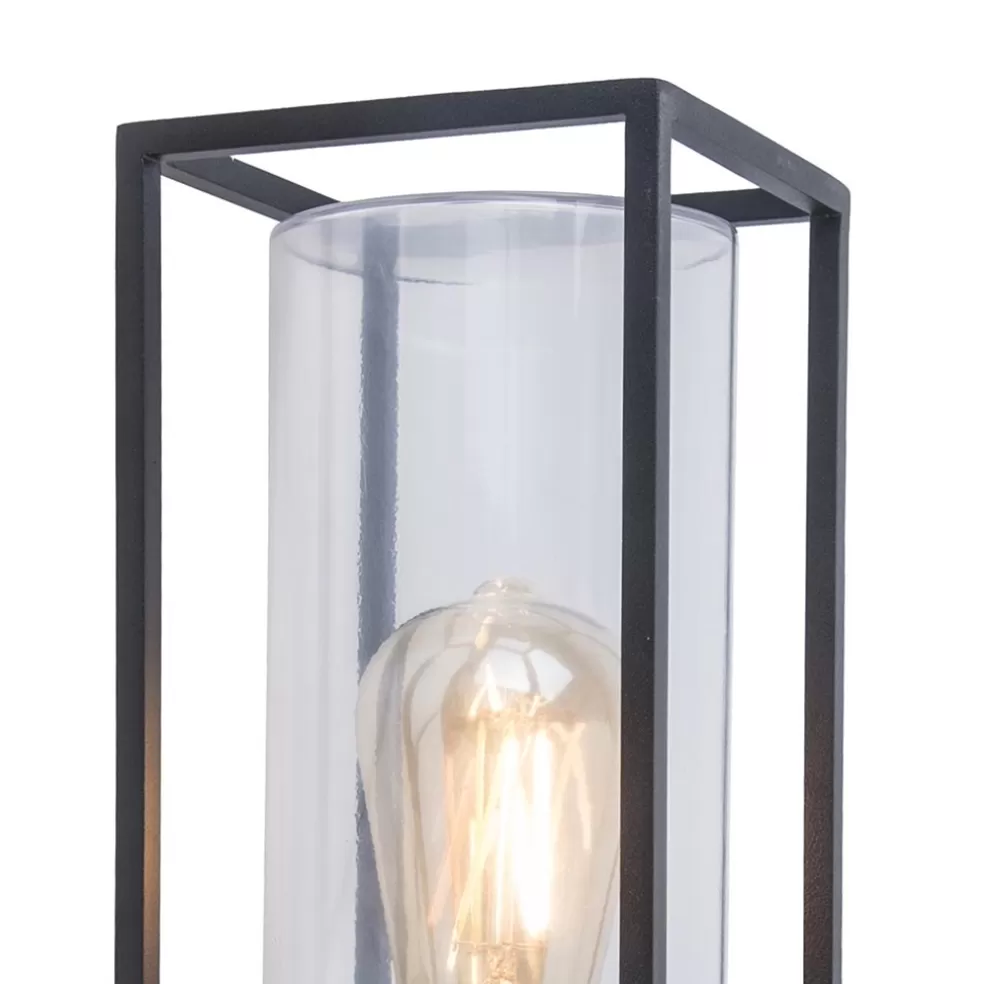 Store Straluma Buitenlamp Flair lantaarn op voet zwart IP44