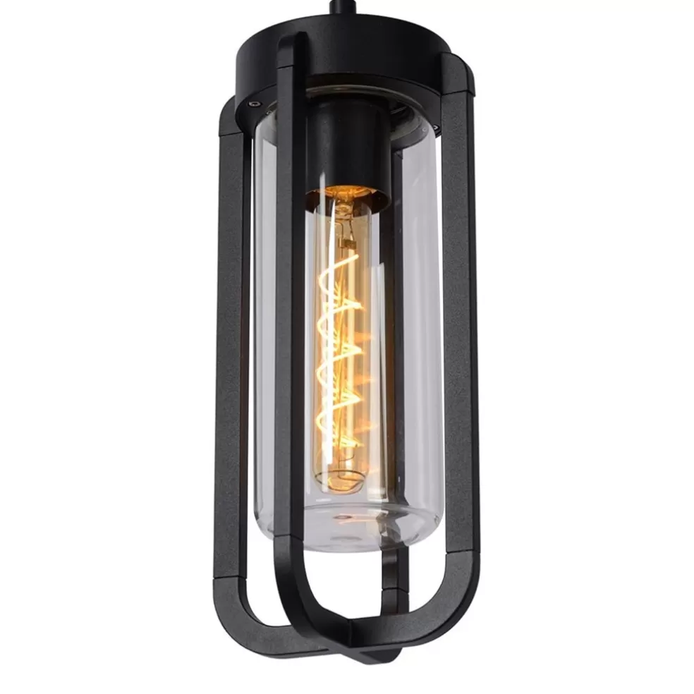 Fashion Straluma Buitenlamp hang zwart met glazen kap IP44