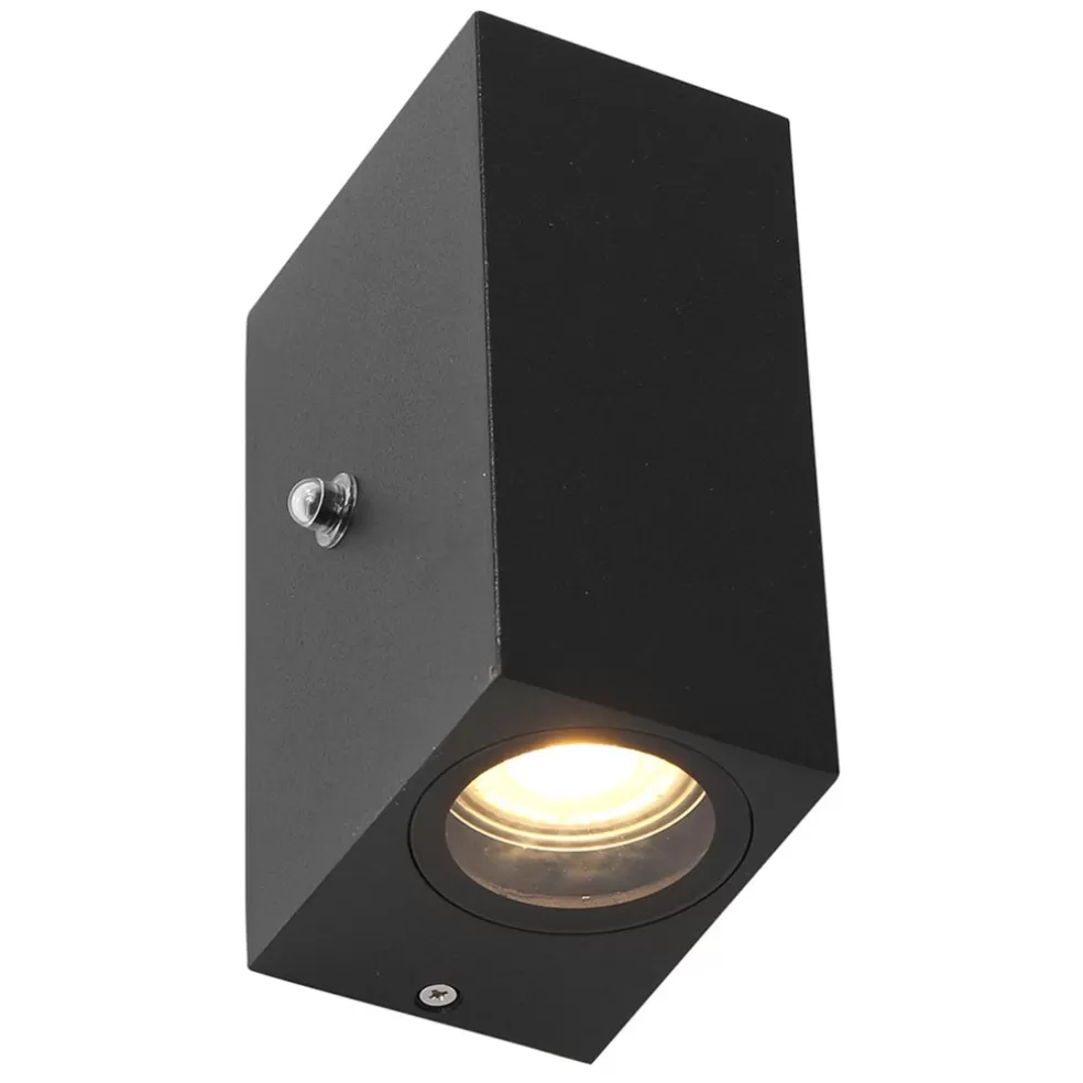 Store Straluma Buitenlamp Logan zwart+schemersensor IP44