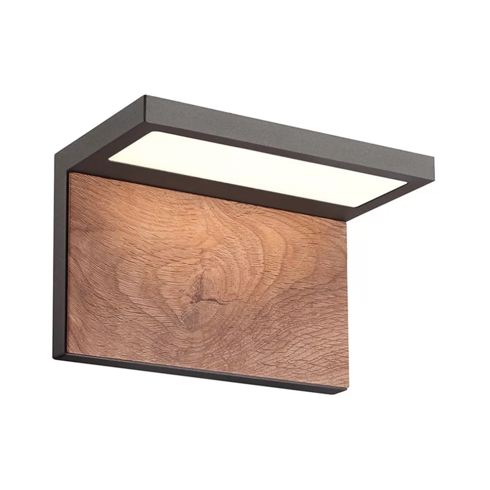 Best Straluma Buitenlamp Ruka antraciet/hout IP65