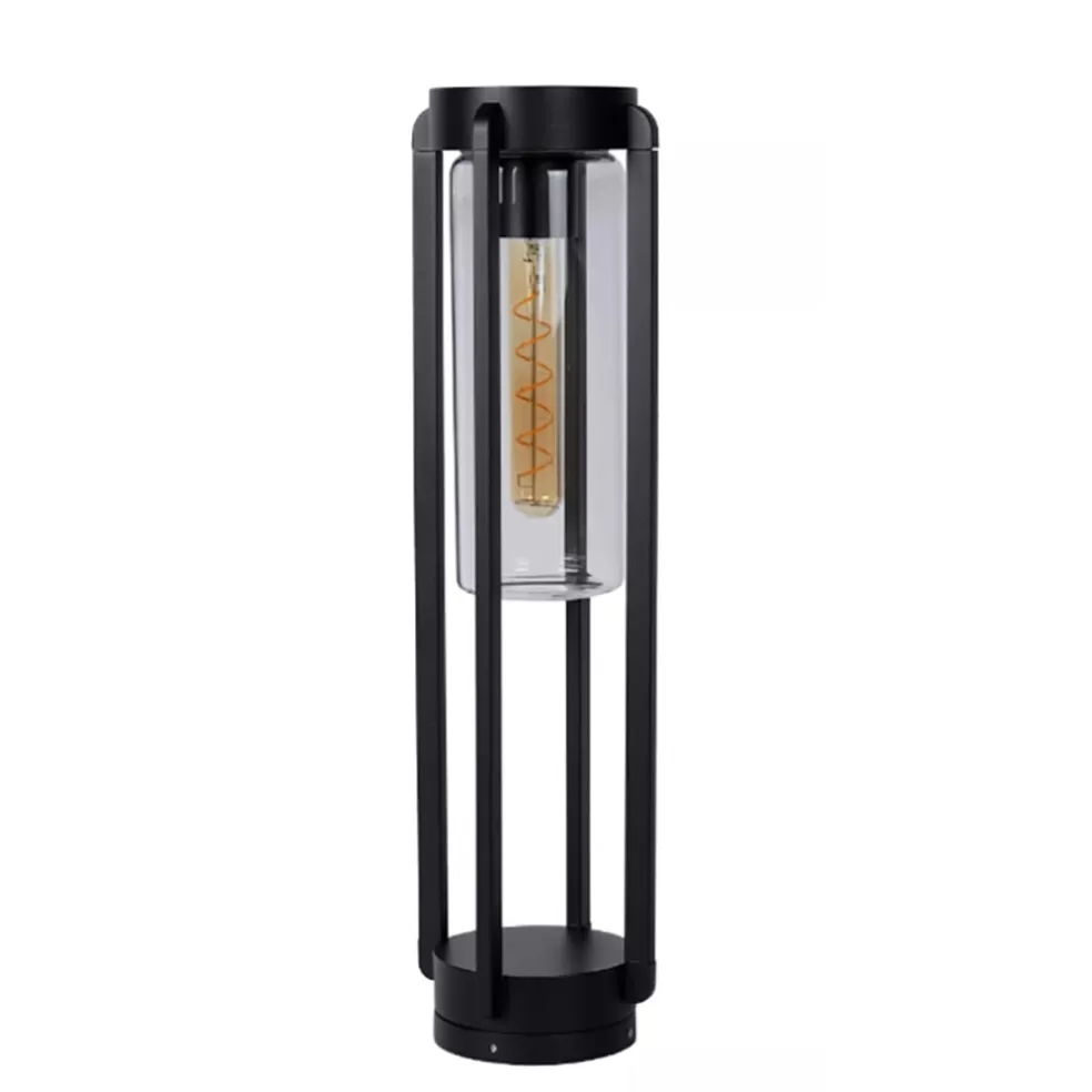 Cheap Straluma Buitenlamp zwart metaal met glazen kap IP44