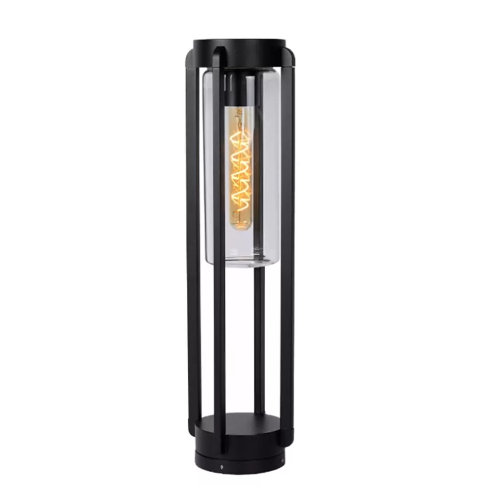 Cheap Straluma Buitenlamp zwart metaal met glazen kap IP44