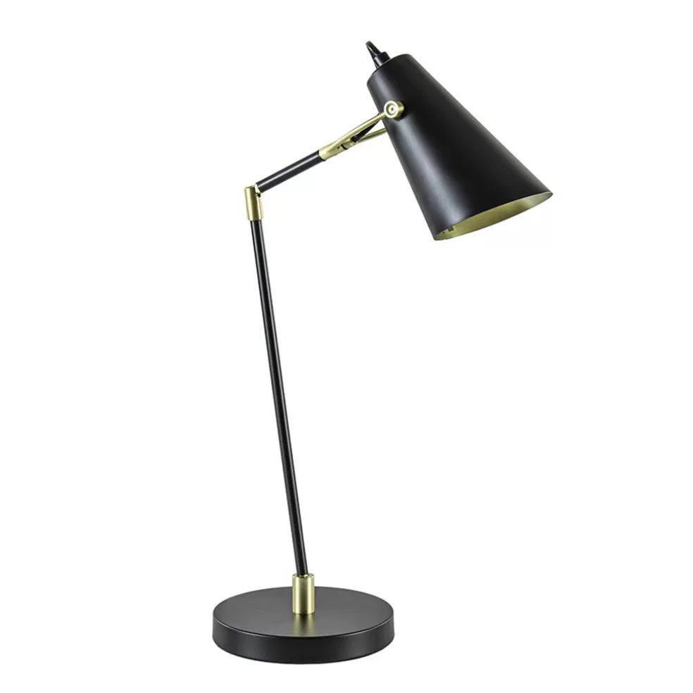 Clearance Straluma Bureaulamp Barre zwart/matgoud