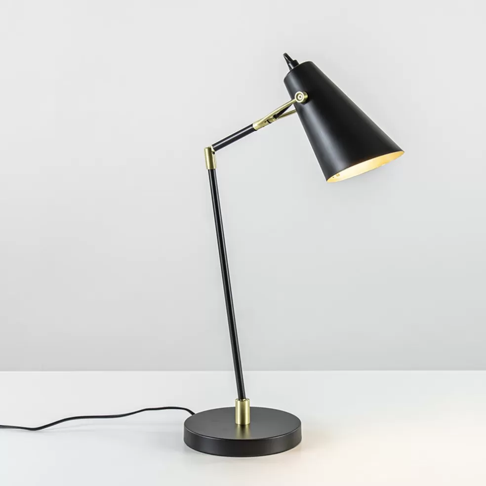 Clearance Straluma Bureaulamp Barre zwart/matgoud