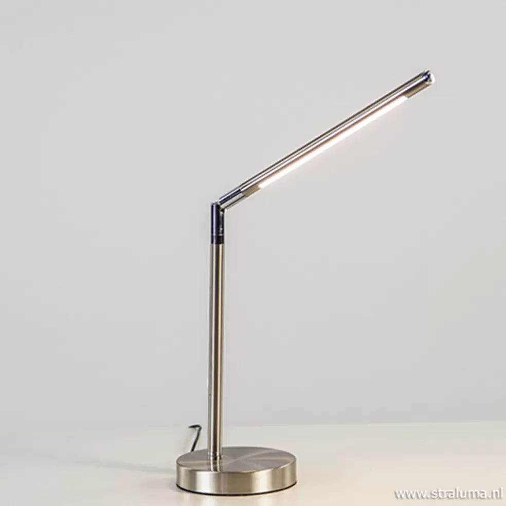 Best Sale Straluma Burolamp Ugello nikkel met pushdimmer