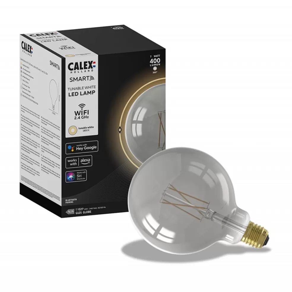 Sale Straluma Calex Smart Home E27 Globe LED filament smoke G125