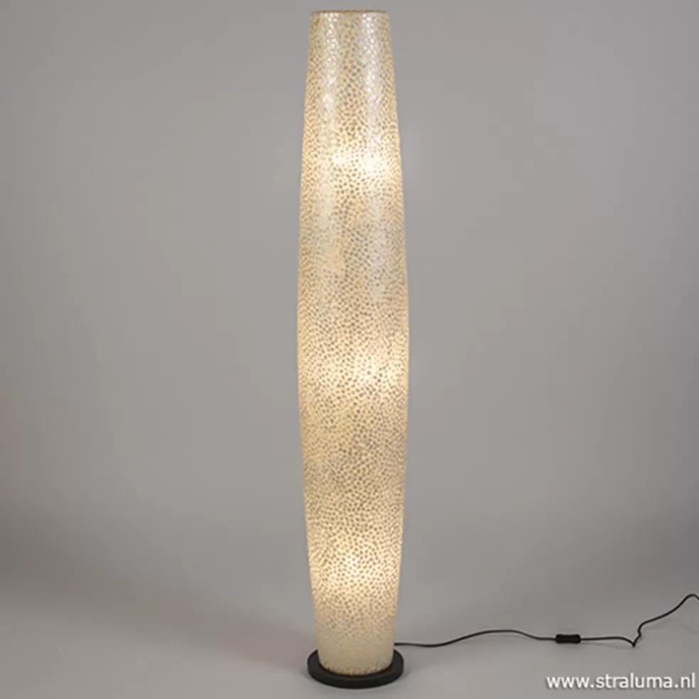 Outlet Straluma Decoratieve schelpen vloerlamp zuil