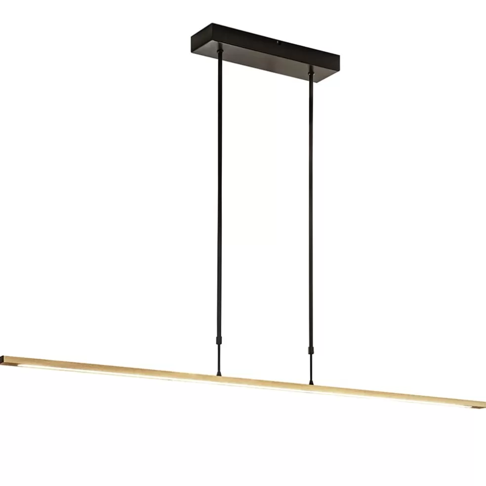 New Straluma Design LED hanglamp aluminium mat zwart/mat goud