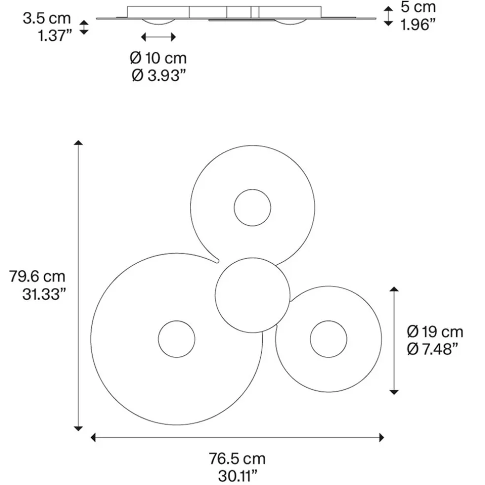 Cheap Straluma Design plafondlamp Bugia Mega LED wit 3000 Kelvin