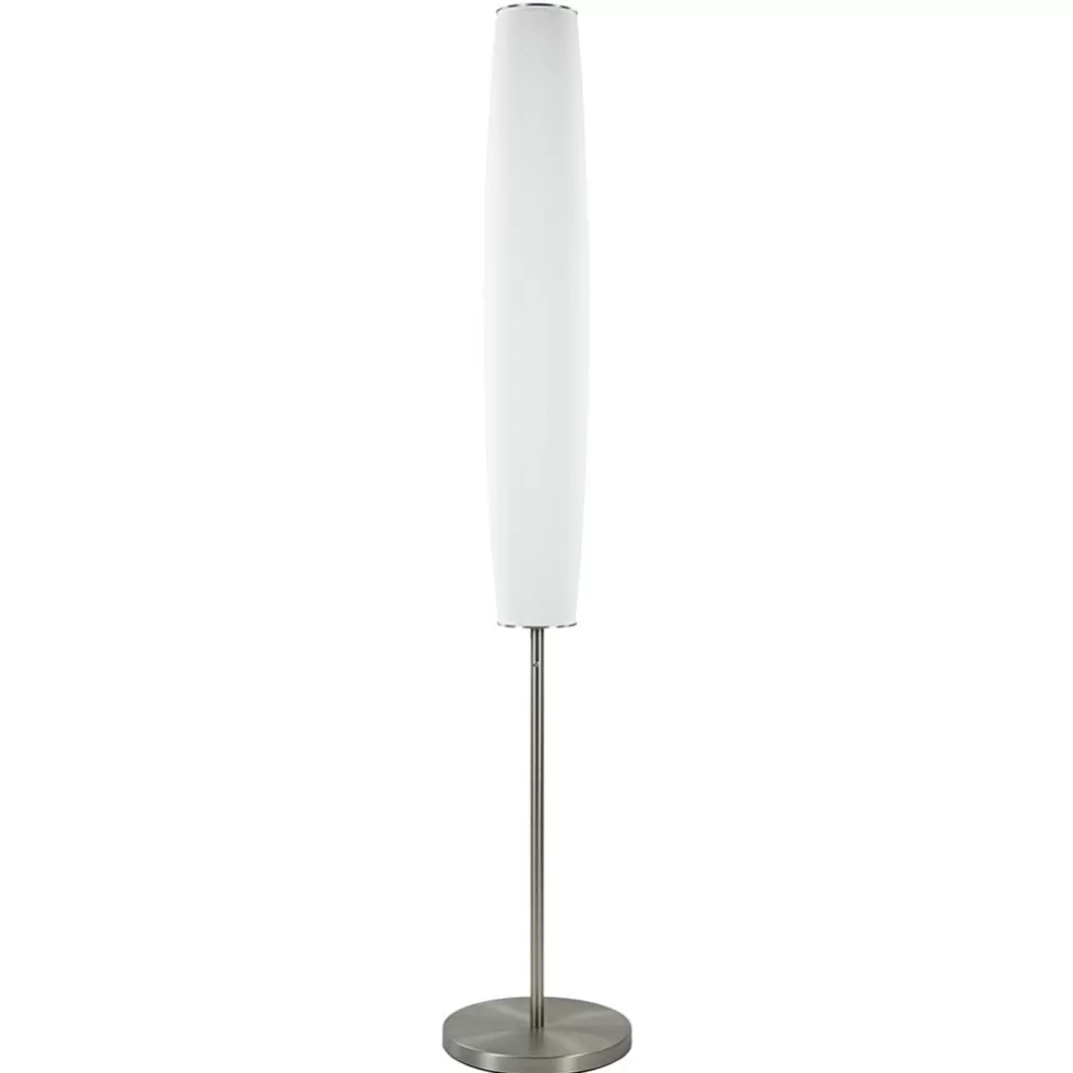 Discount Straluma Design vloerlamp cilinder opaal glas met dimbaar LED