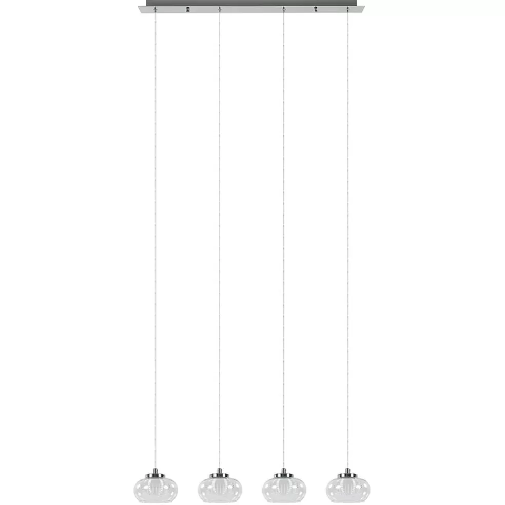 Best Sale Straluma Dimbare LED hanglamp chroom met helder glas