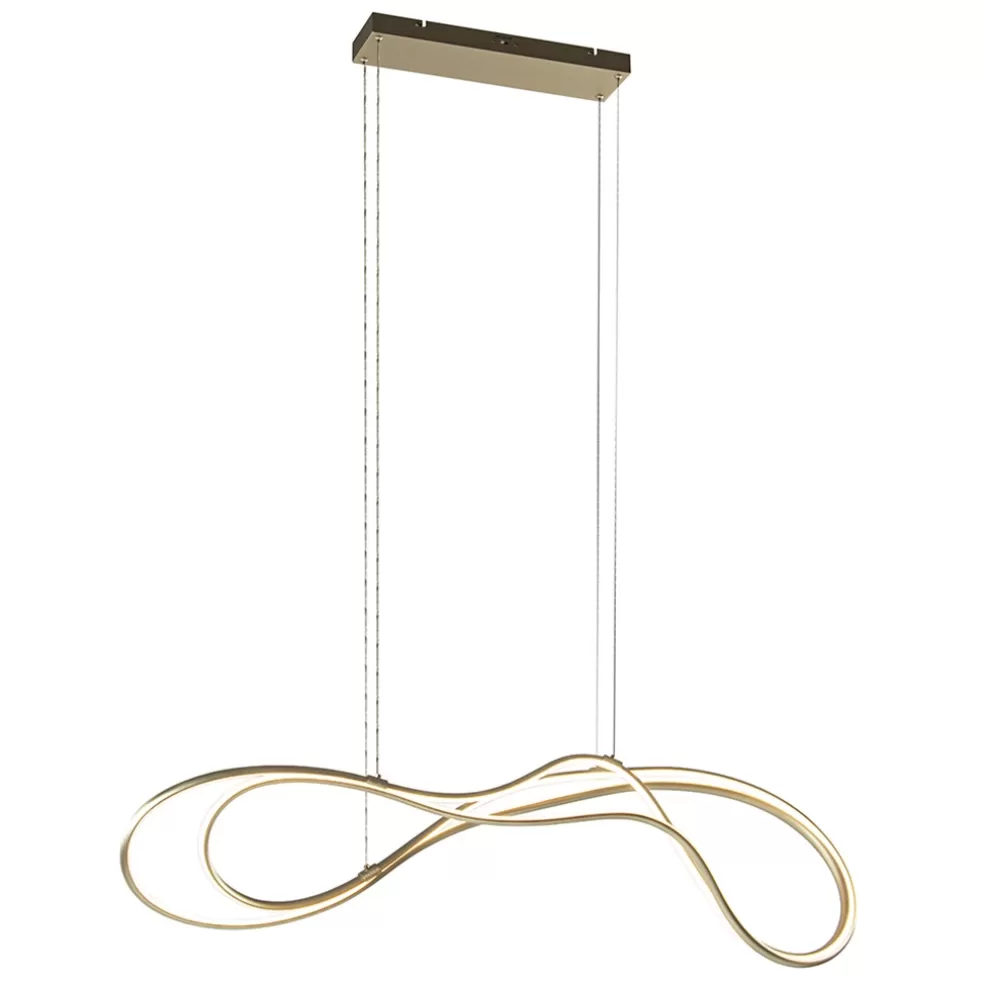 Clearance Straluma Dimbare LED hanglamp goud