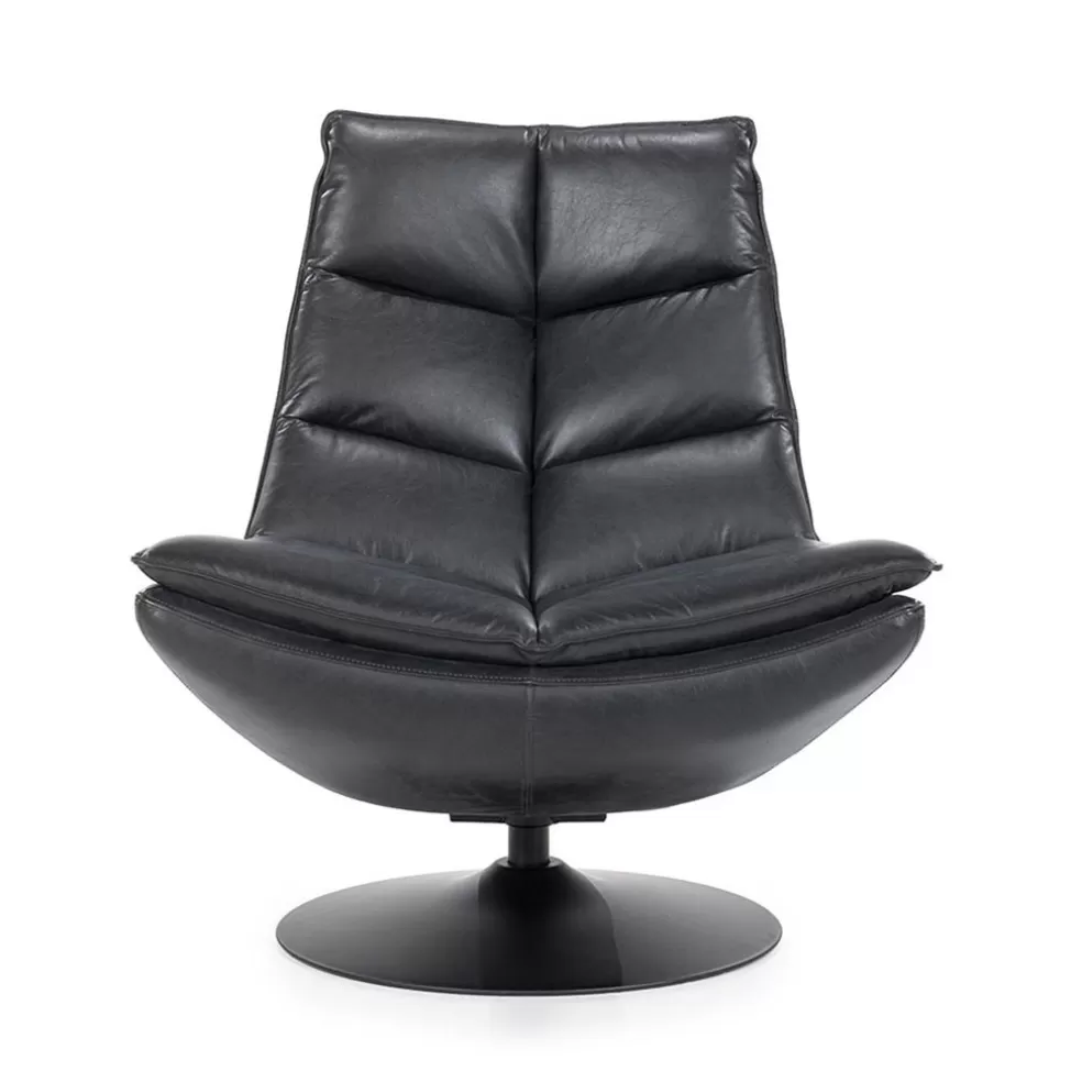 Flash Sale Straluma Fauteuil Sven leder - zwart