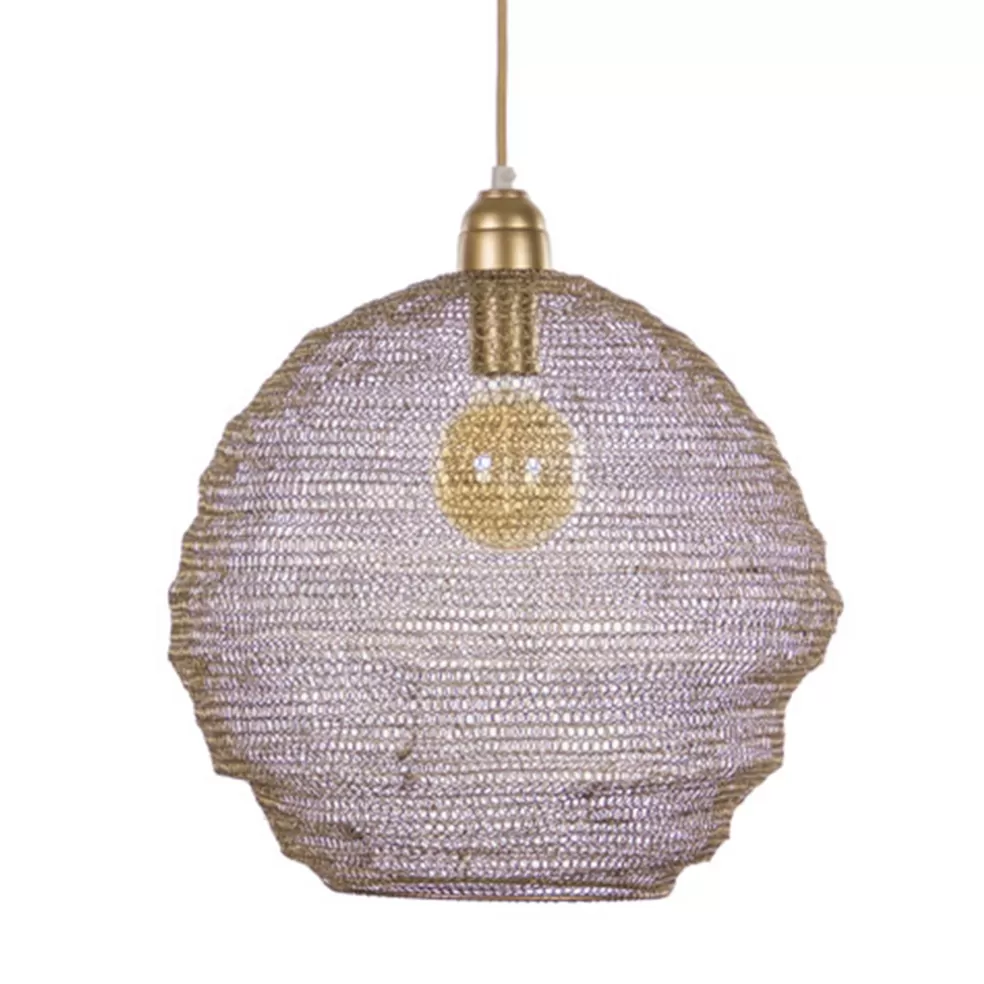 Discount Straluma Gaas hanglamp Nina mat goud