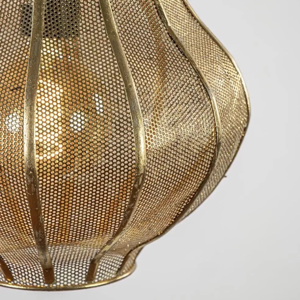 Fashion Straluma Gouden Oosterse hanglamp Micha met ketting Light & Living