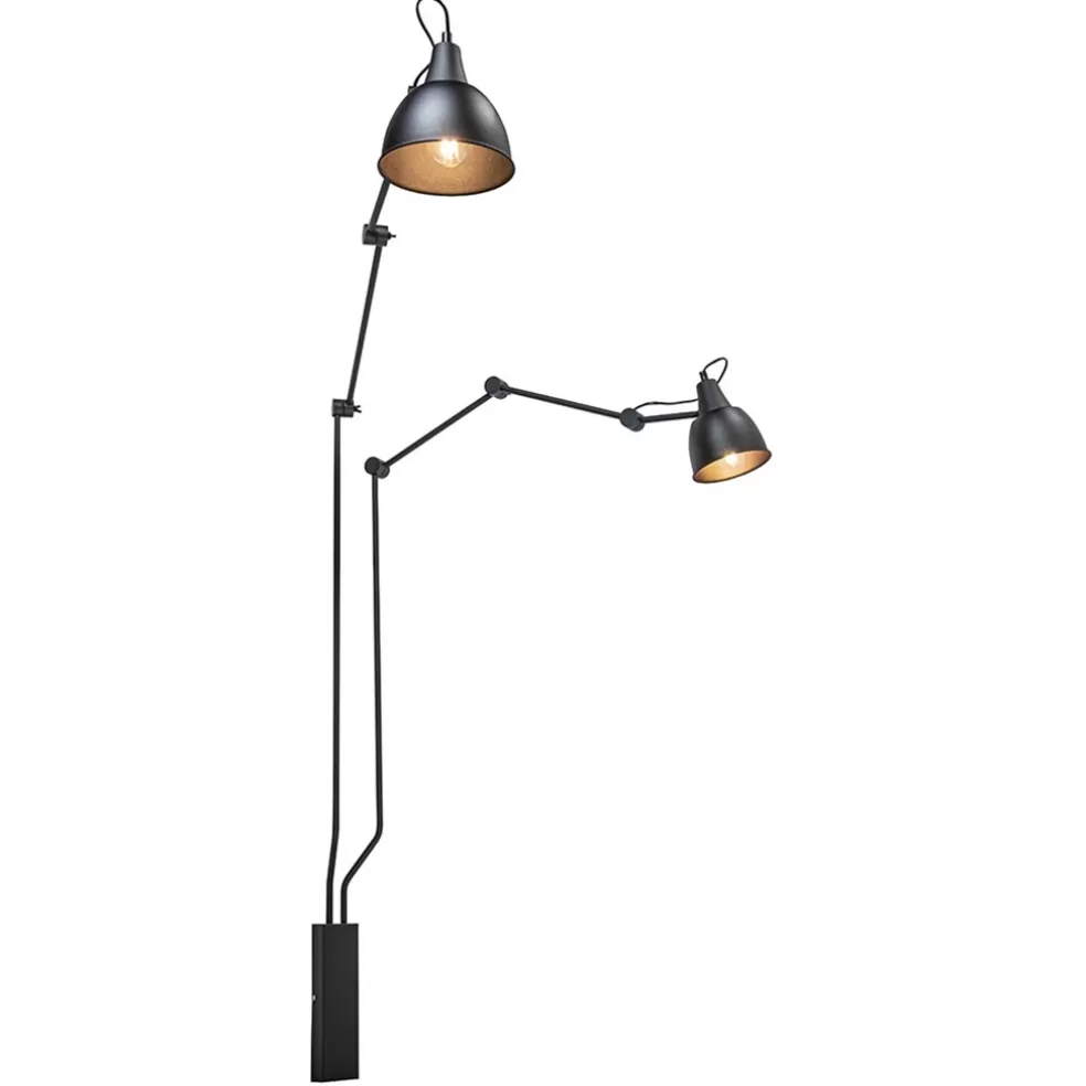 Clearance Straluma Grote 2-lichts wandlamp met verstelbare armen