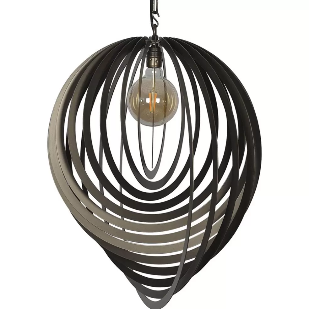 Best Sale Straluma Grote design hanglamp ringen platinum 80 cm