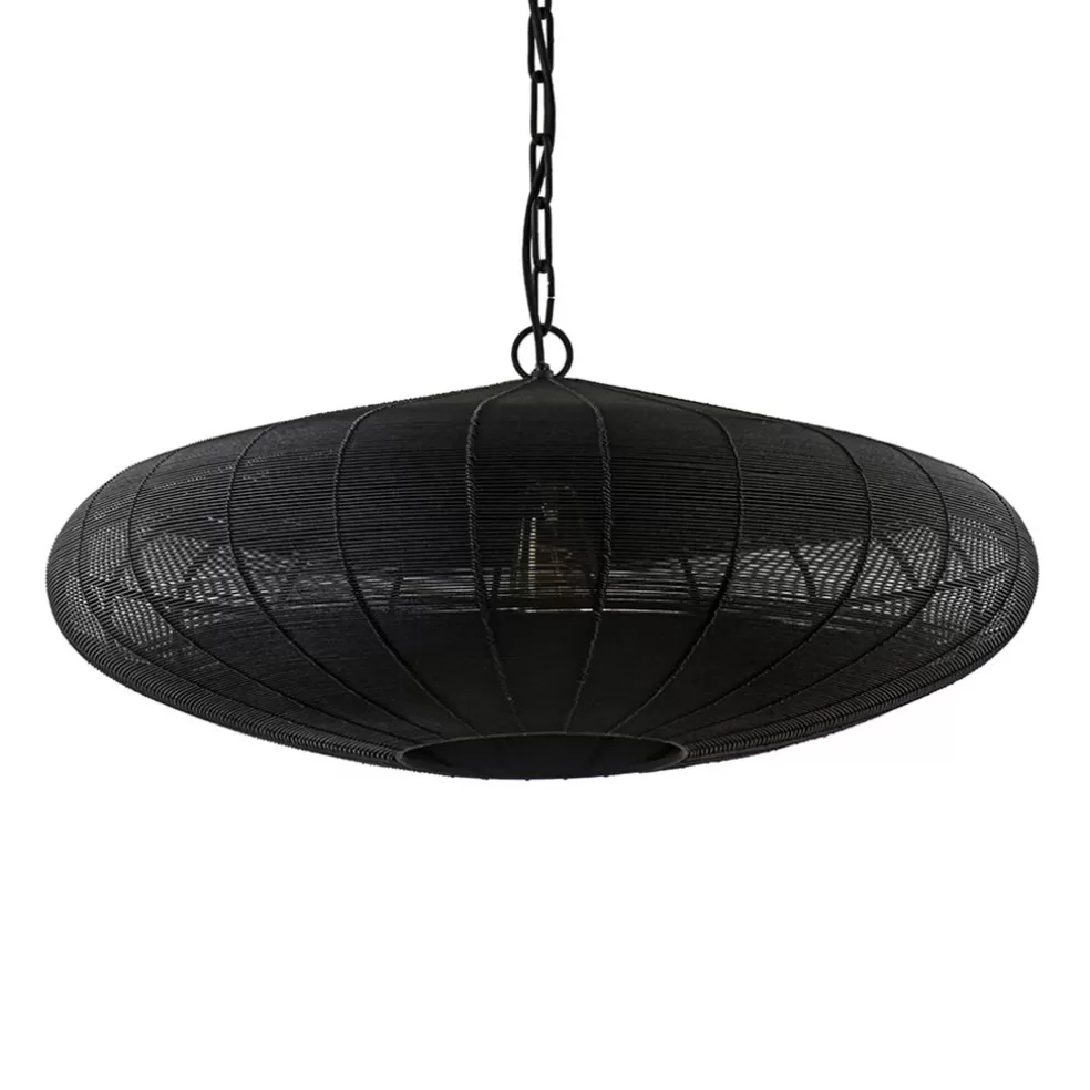 Outlet Straluma Grote Light and Living hanglamp Bahoto mat zwart