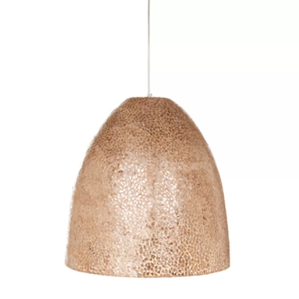 Clearance Straluma Grote schelpen hanglamp bruin goud