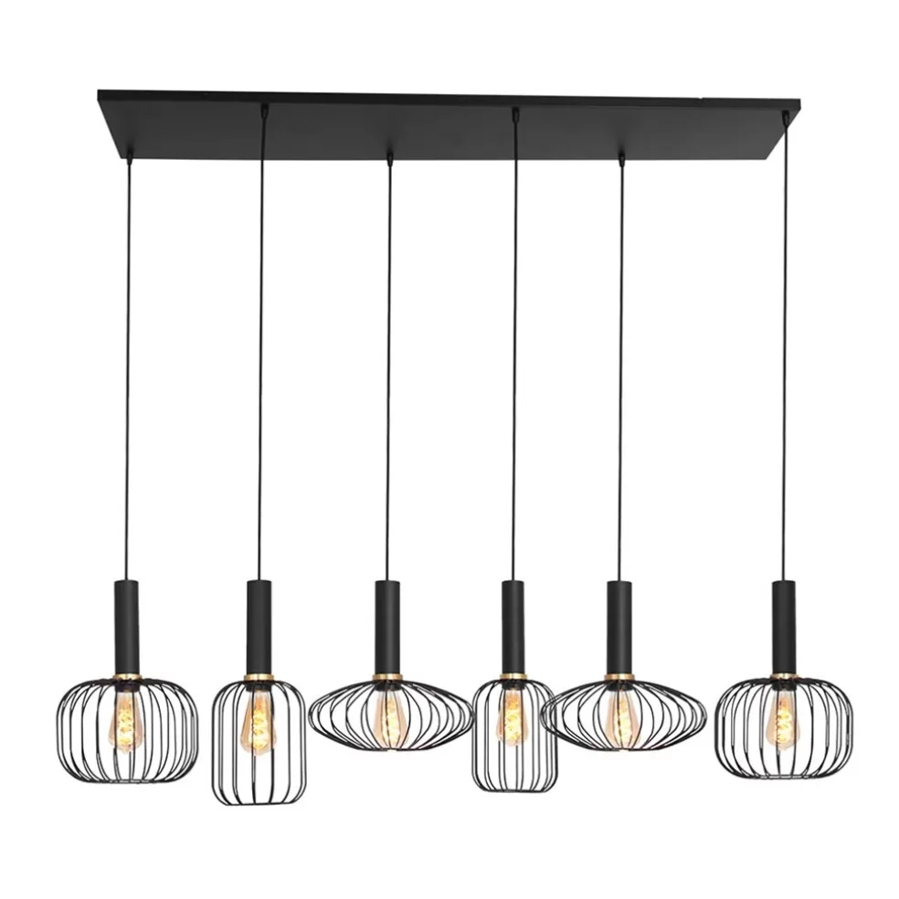 Online Straluma Hanglamp Aureole 6L mix zwart