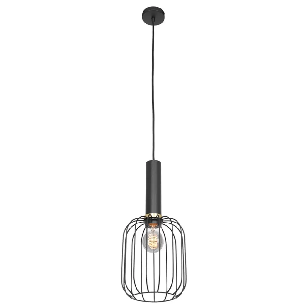 Cheap Straluma Hanglamp Aureole cilinder smal zwart