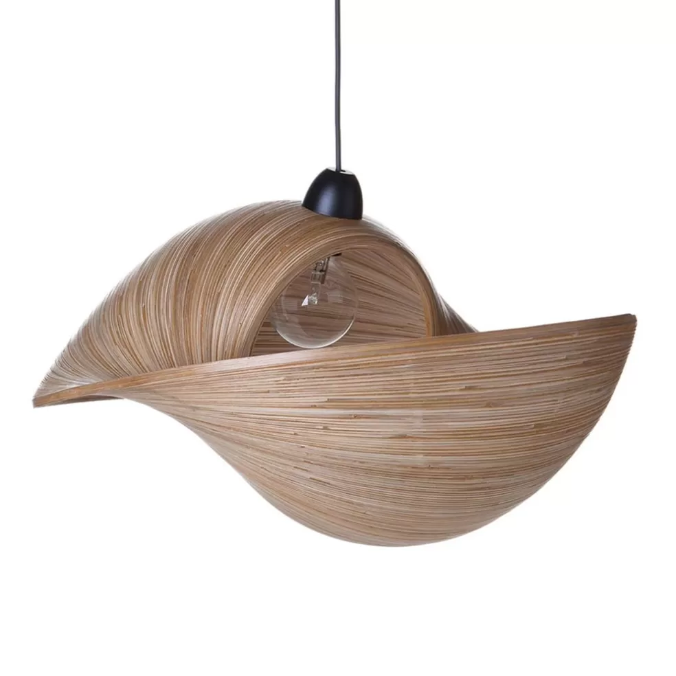 Store Straluma Hanglamp bamboe schelp 60cm