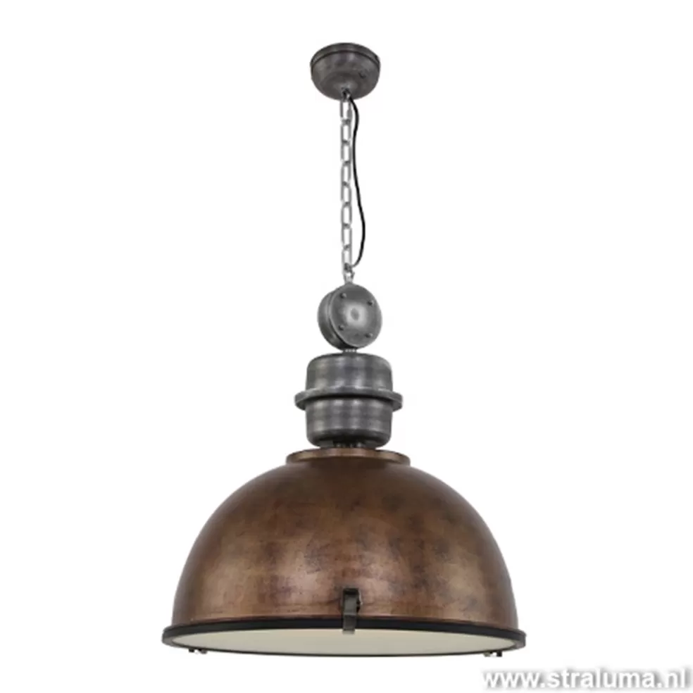 Discount Straluma Hanglamp Bikkel 52cm brons/staal