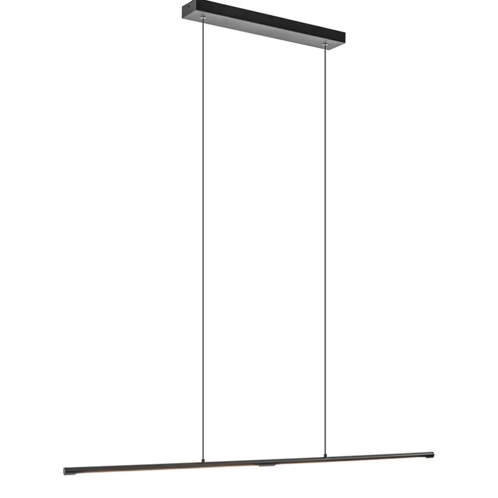 Hot Straluma Hanglamp buis 110cm zwart 3-step dim