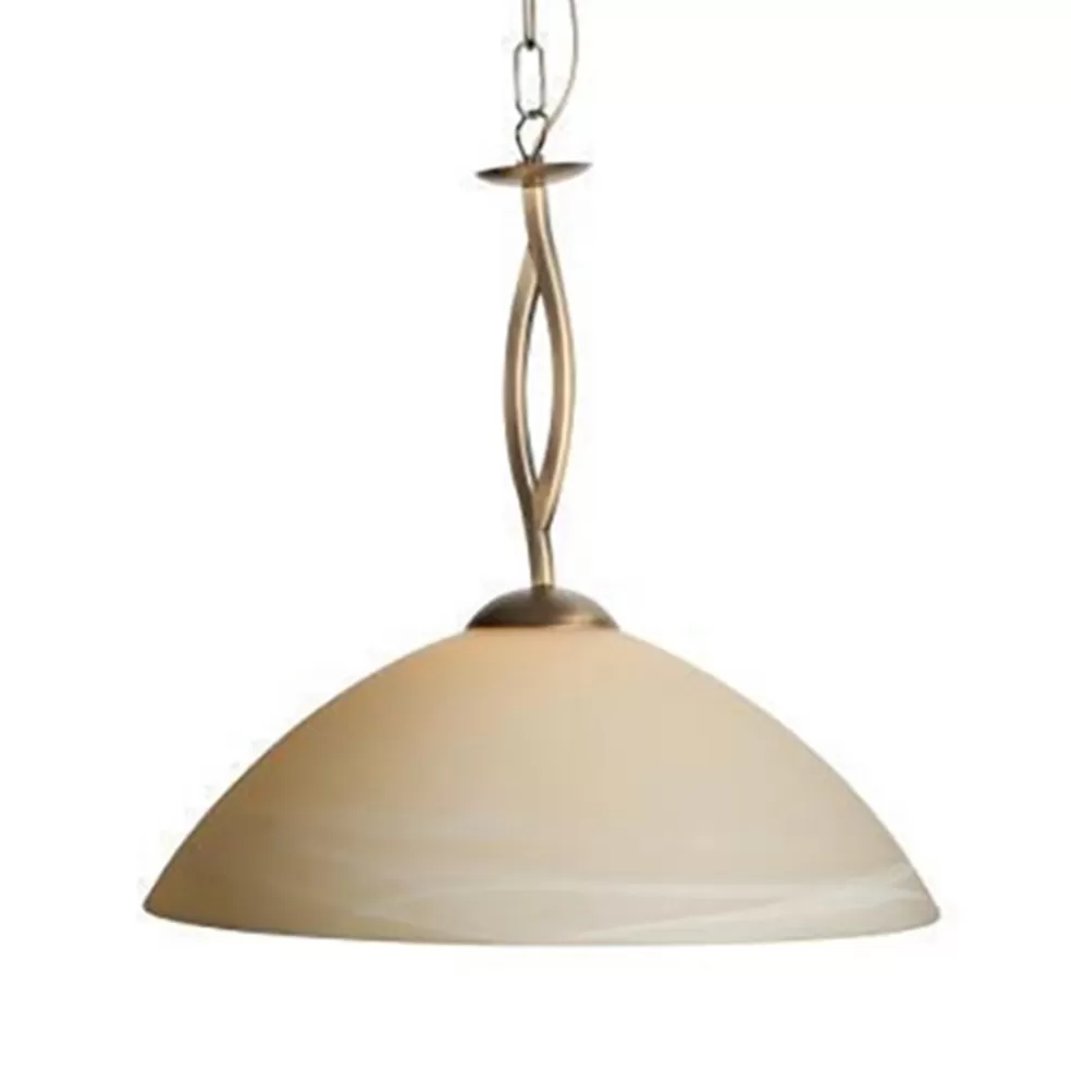 Hot Straluma Hanglamp Capri brons/Glas