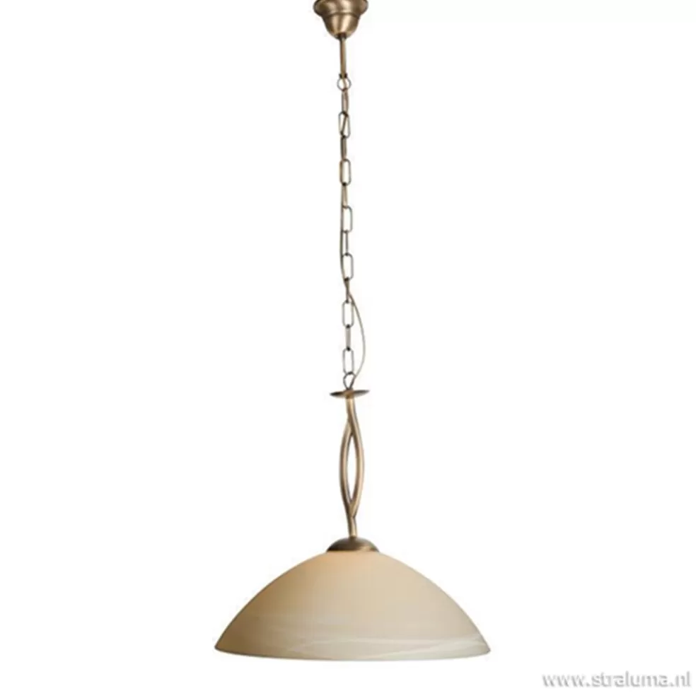 Hot Straluma Hanglamp Capri brons/Glas