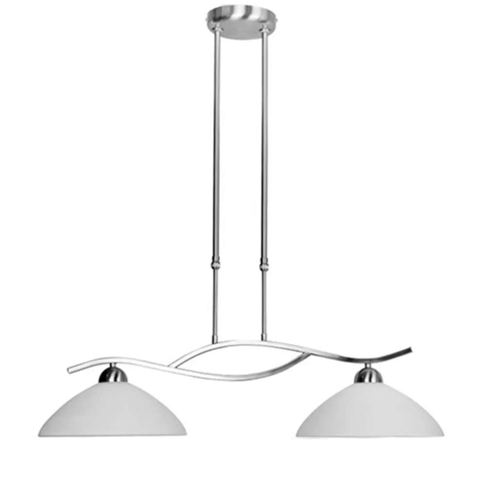 Cheap Straluma Hanglamp Capri staal/glas eettafel