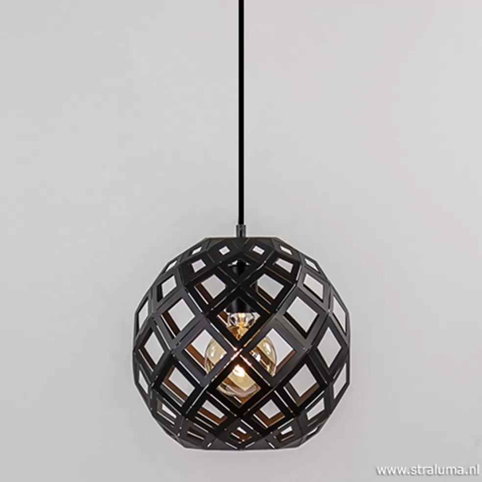 Sale Straluma Hanglamp Emma bol zwart 30cm