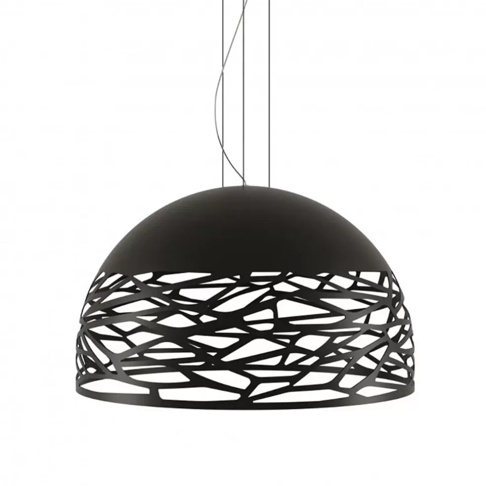 Clearance Straluma Hanglamp Kelly Dome 80cm zwart