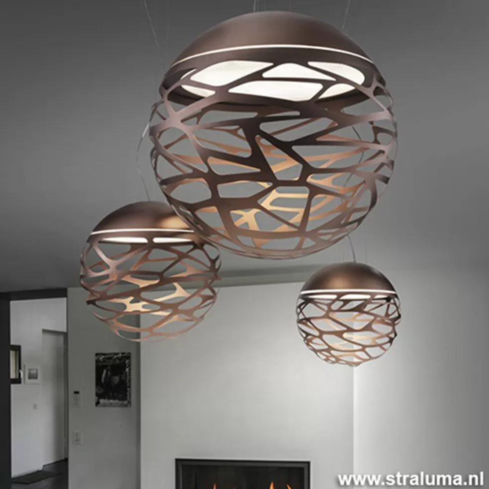 Clearance Straluma Hanglamp Kelly Sphere brons 40cm