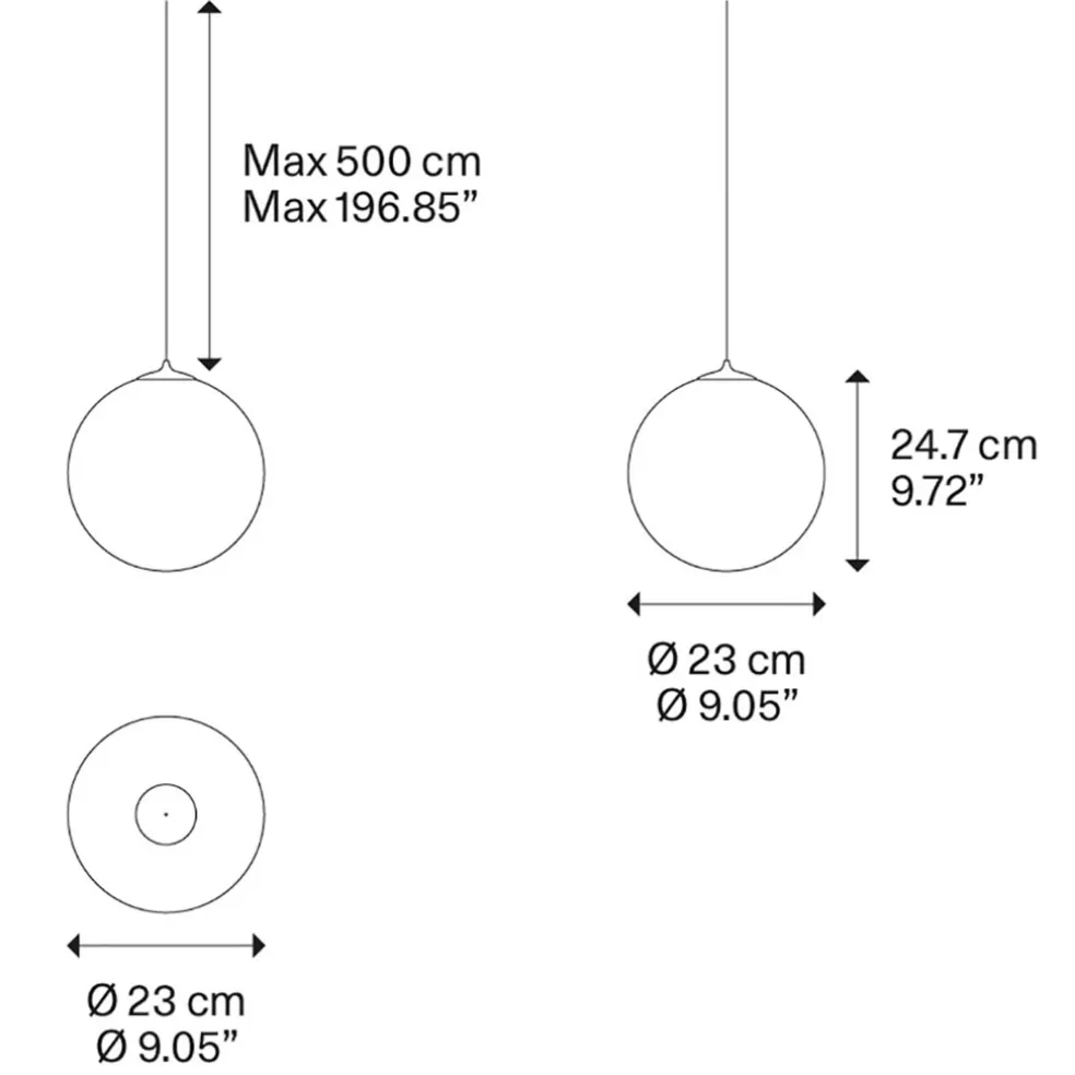 Store Straluma Hanglamp Random Solo 23cm smoke