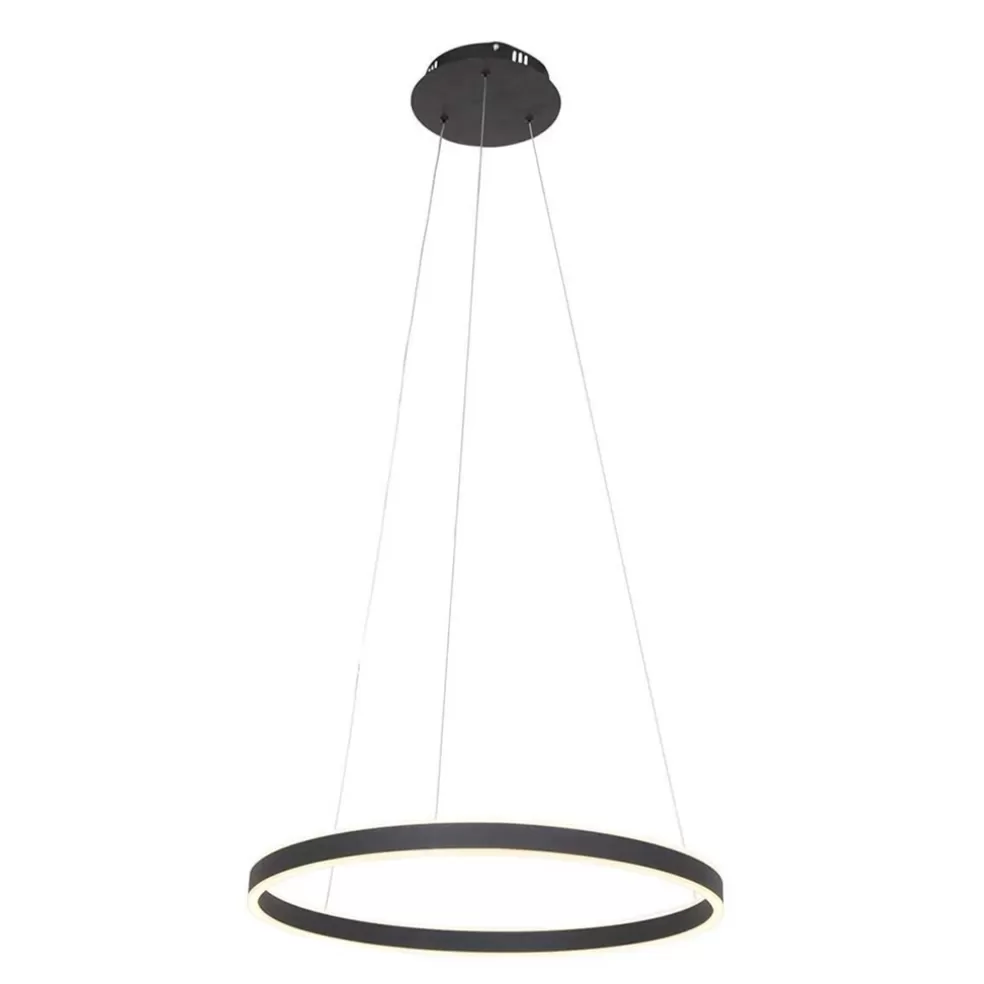 Discount Straluma Hanglamp Ringlux zwart