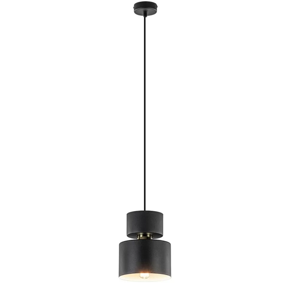 Flash Sale Straluma Kleine hanglamp zwart met goud accent