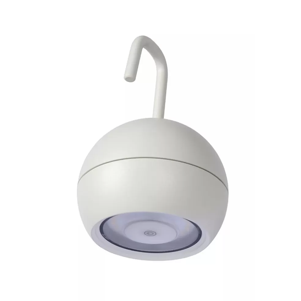 Flash Sale Straluma Kleine ronde buitenlamp met USB wit