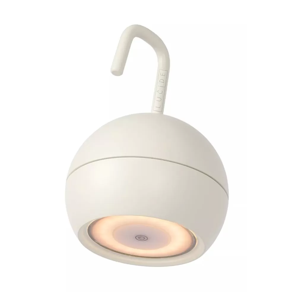 Flash Sale Straluma Kleine ronde buitenlamp met USB wit