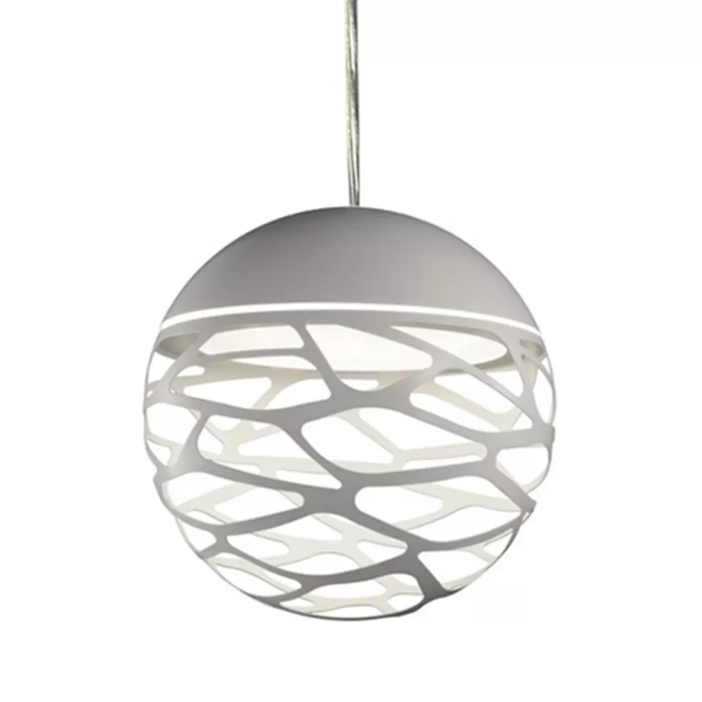 Clearance Straluma Kleine ronde design hanglamp Kelly wit