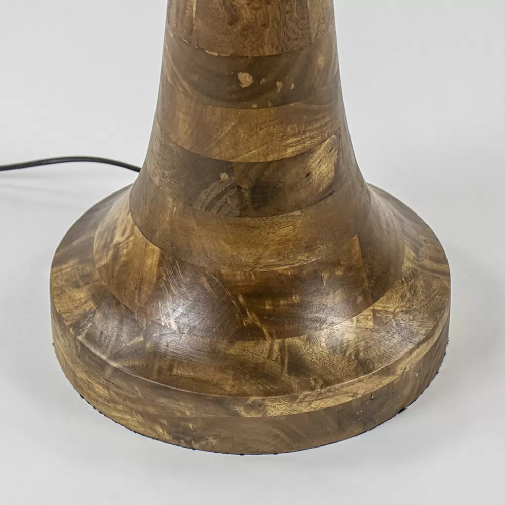 Online Straluma Lampvoet/vloerlamp Jovany wood oil brown