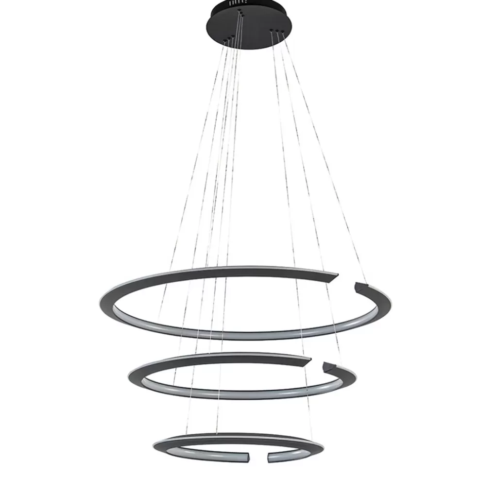 Best Sale Straluma LED hanglamp ringen mat zwart