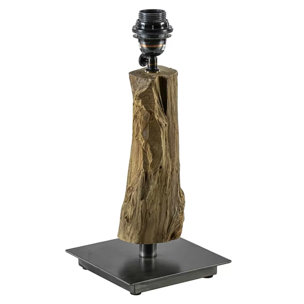 Shop Straluma Light & Living lampvoet Siji metaal met hout