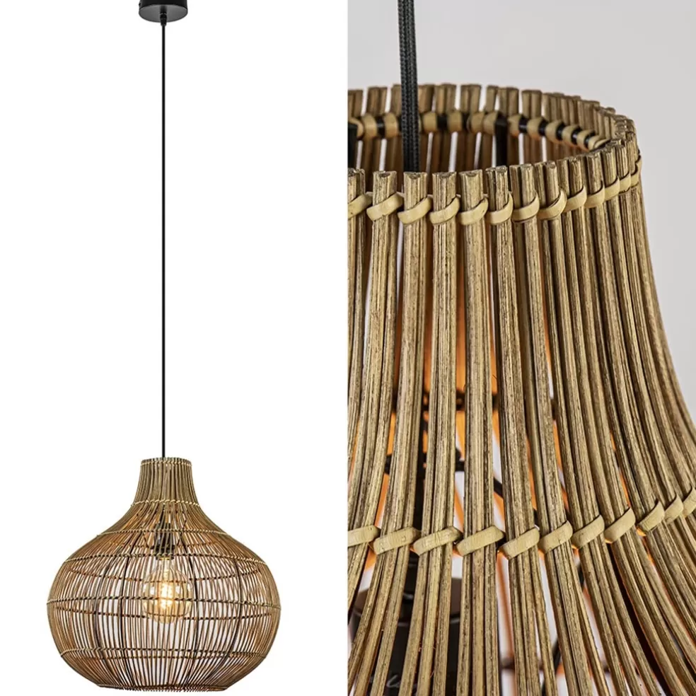 Best Sale Straluma Light and Living hanglamp Pacino donker rotan